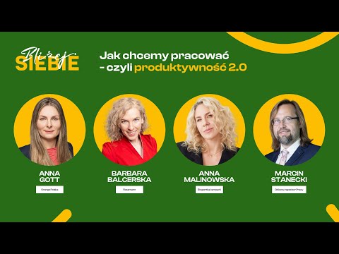 Konferencja: panel dyskusyjny „Jak chcemy pracować - czyli produktywność 2.0”