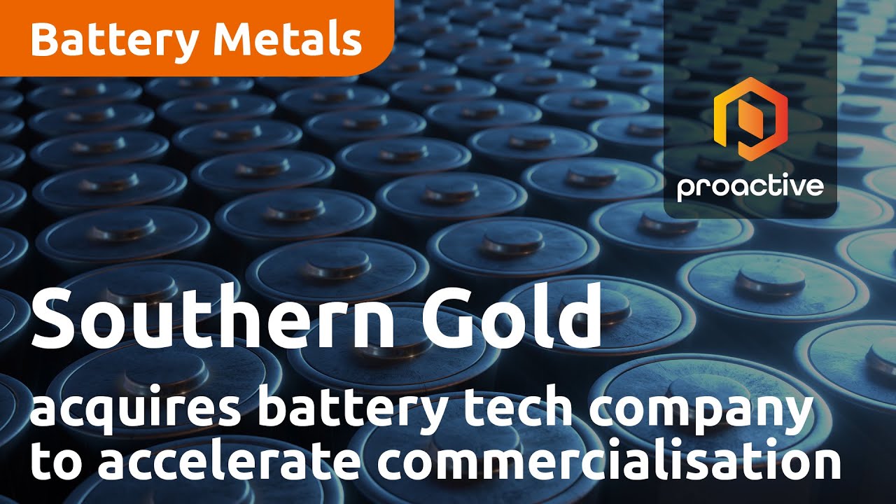 Southern Gold acquires battery tech company to accelerate commercialisation