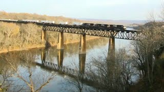 preview picture of video 'Norfolk Southern Intermodal @ Shepherdstown, WV'