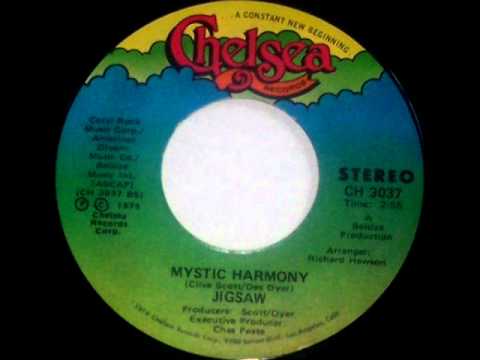Jigsaw - Mystic Harmony, 1975 Chelsea 45 record.