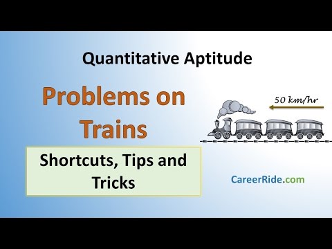 Problems on Trains - Shortcuts & Tricks for Placement Tests, Job Interviews & Exams