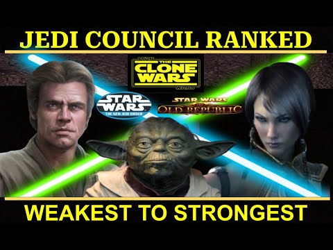 STAR WARS: Every Jedi Council Member Ranked Weakest to Strongest