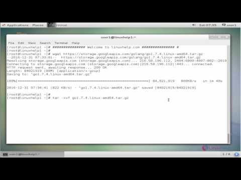 How to Install Go in CentOS 7 | LinuxHelp Tutorials