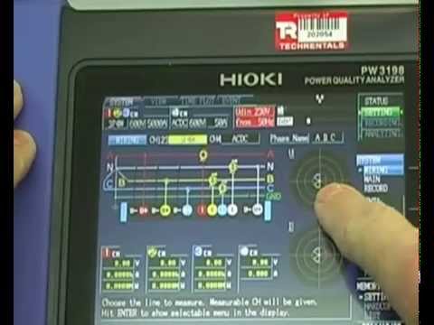 Hioki PQ 3198 Power Analyzer