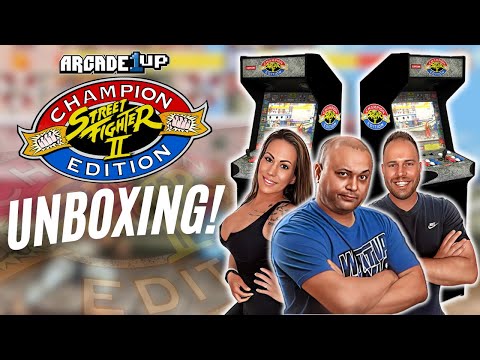 Arcade1up’s Street Fighter 2 Deluxe Live Unboxing, With Travis MCP!