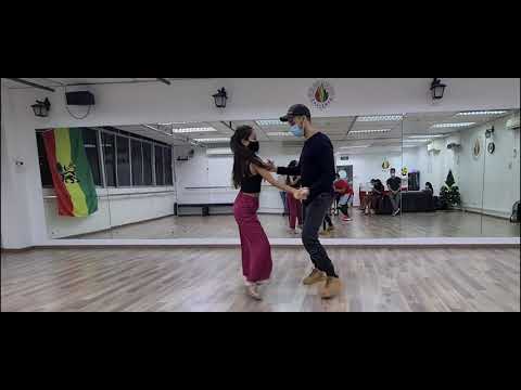 Bachata social dance demo to Kay One Feat Cristobal - Bachata