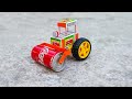 Matchbox Se Road Roller Gadi Kaise Banate Hai How To Make Road Roller Using Matchbox