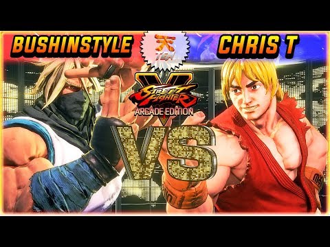 SFV AE ✪ BUSHINSTYLE (Zeku) vs CHRIS T (Ken) | FT3 Sets ✪ SF5 TenSFV