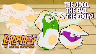 LarryBoy Gets Turned Into An Egg! 🥚🦸 | Easter Sharing | LarryBoy!: The Good The Bad &amp; The Eggly
