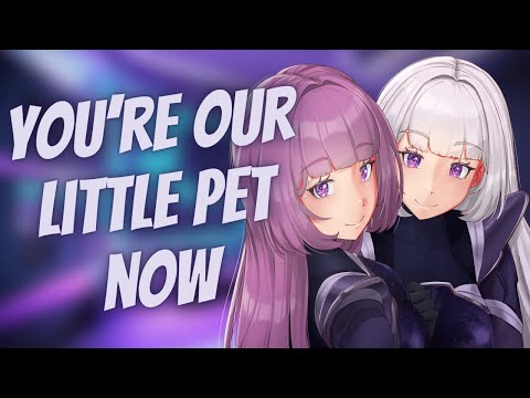 Alien sisters ABDUCT you to be their little pet (FF4A) [ASMR] [Hairplay] [Cuddles]
