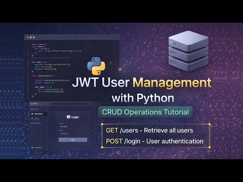 Python Fastapi Jwt Authentication Complete User Crud Tutorial