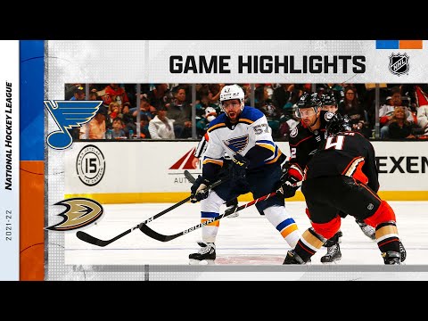 Blues @ Ducks 4/24 | NHL Highlights 2022
