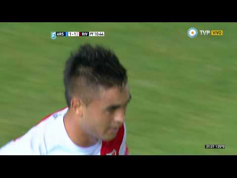 Gol de Martínez. Arsenal 1 - River 1 | Primera División 2015 - Fecha 5