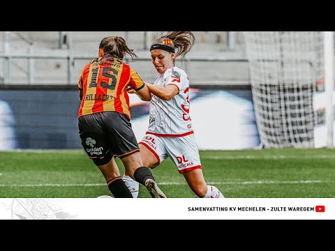 Speeldag 1: KV Mechelen Dames - Zulte Waregem