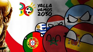 🇪🇸🇲🇦🇵🇹🇺🇾🇦🇷🇵🇾 Copa do Mundo 2030 – Simulação