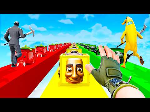 I Hosted a BRAINROT Lucky Block Race!