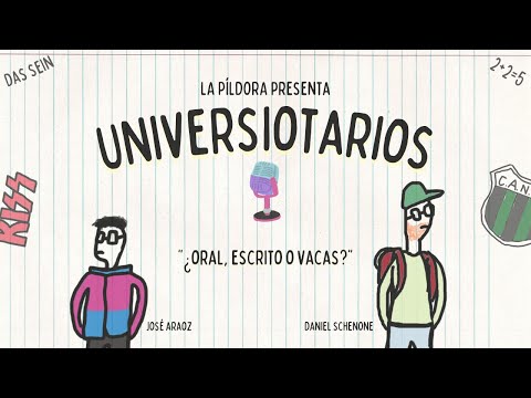 , title : 'Universiotarios - ¿Oral, escrito o vacas?'