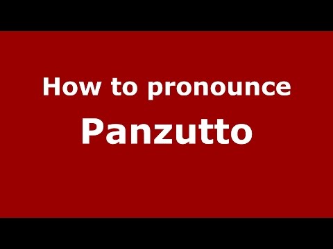 How to pronounce Panzutto (Spanish/Argentina) - PronounceNames.com