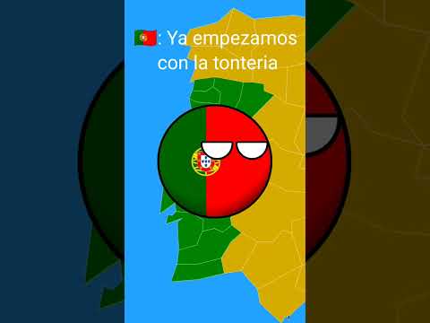 España se Vuelve Loco (1/2) Con mi Voz #countryballs #humor #shorts #viral