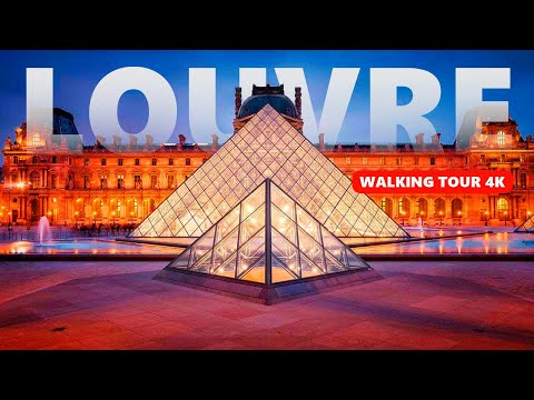 The Magnificent LOUVRE MUSEUM 🔴 Paris Walking Tour in 4K