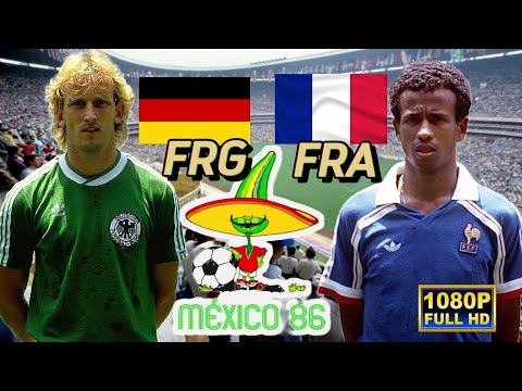 WEST GERMANY vs FRANCE 2-0 / WORLD CUP MEXICO 1986 / SEMI-FINALS / Full HD 1080p