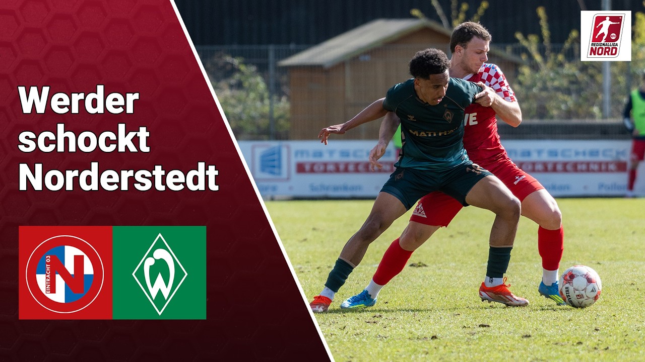 Eintracht Norderstedt vs SV Werder Bremen II U23 Highlights