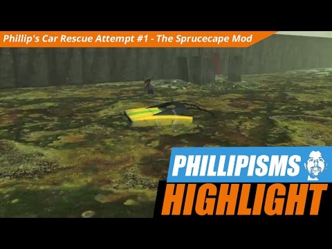 Phillip's Car Rescue Attempt #1 - The Sprucecape Mod for Half-Life 2: Episode 2