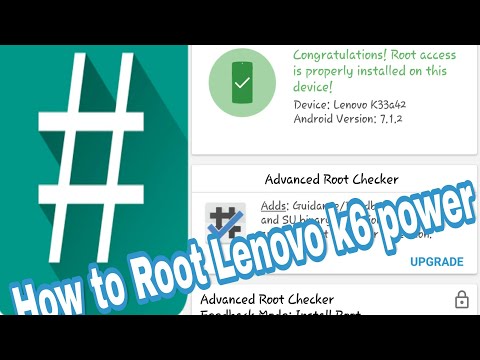 How to root Lenovo k6 power unlock bootloader install twrp 3.0.3