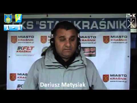 Wywiad z trenerem Stali Kraśnik Dariuszem Matysiakiem