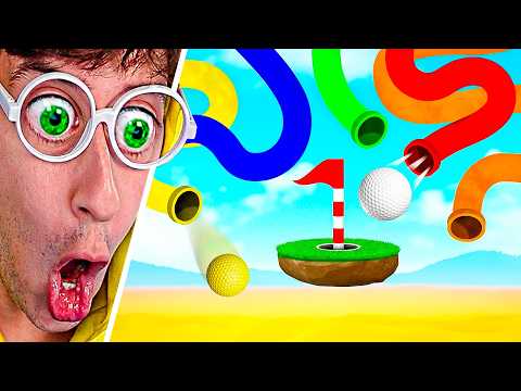 TROLL in UNO 🤡⛳!! (99.999% impossible hole) - Golf it TEKENDO