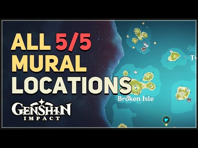 Genshin Impact Mural Locations How To Find And Solve Water Level Puzzle In Golden Apple Archipelago