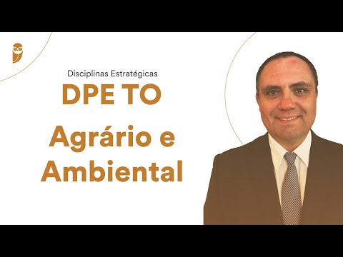 Disciplinas Estratégicas DPE TO - Agrário e Ambiental