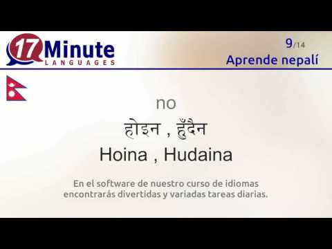 Aprende nepalí de forma gratuita con nuestro nuevo formato en vídeo.