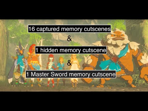 ALL 18 memories (16 + 1 + 1) cutscenes compilation in Full HD [Zelda - Breath of the Wild]