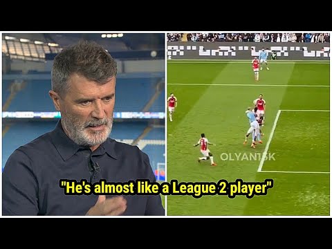 Roy Keane calls Erling Haaland a 'league 2 player'  in scathing rant after Arsenal draw 🤯