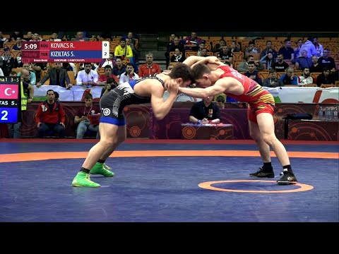 BRONZE FS - 57 kg: R. KOVACS (ROU) v. S. KIZILTAS (TUR)