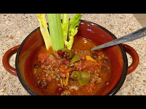 HOMEMADE CHILI Soup Recipe | EASY Comfort Food | Cooking From Scratch