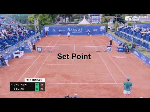 Henri Squire vs Jan Choinski First Point, Set Point, Match Point