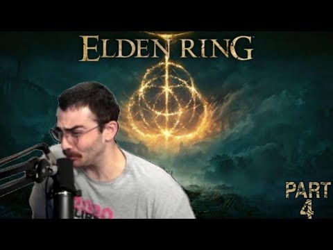 Hasanabi has a hard time with the boss [Elden Ring Part 4]