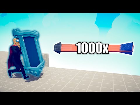 THOR MIRROR SHIELD vs 1000x OVERPOWERED UNITS - TABS | Totally Accurate Battle Simulator 2024