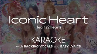 Download lagu Iconic Heart - Hearts2Hearts | KARAOKE with Backing vocals and Easy lyrics  mp3