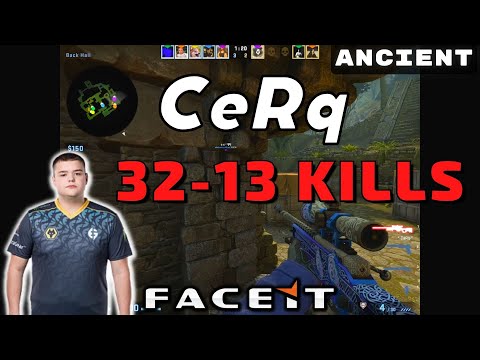 CSGO POV Evil Geniuses CeRq (32-13) Ancient 𝙒𝙞𝙣 (16-11) / Faceit 03.12.2022