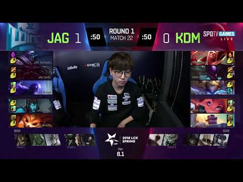 Highlight LCK mùa xuân 2018 | KDM vs JAG Full Games | Kongdoo Monster vs Jin Air Greenwings