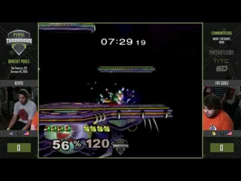 HTC Throwdown - Bracket Pools: Berto (Falco) vs Fat Goku (Fox)