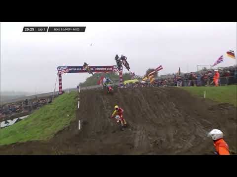 Roczen overtakes Tomac and Herlings! Race 1 MXGP/MX2 | 2024 Monster Energy FIM MXoN