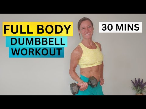 30 MINUTE FULL BODY DUMBBELL CARDIO WORKOUT | AT HOME | SWEATY WORKOUT