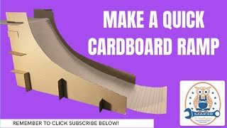 Make a Quick Cardboard Ramp