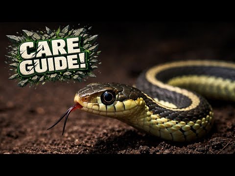 Užovka podväzková (Thamnophis sirtalis) — video o chove a starostlivosti