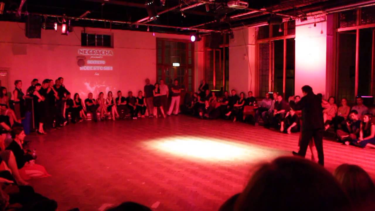 Jorge Díspari and María "La Turca" Performing at Negracha Tango Club. 27th September 2013. (1)