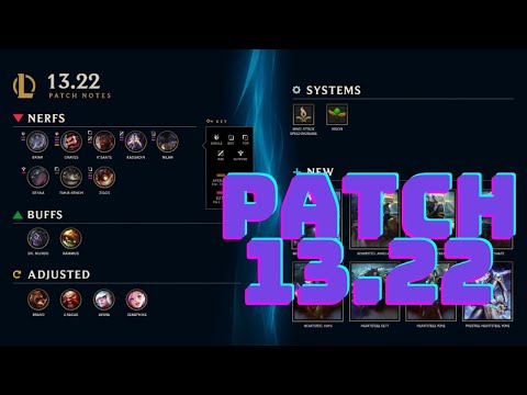 PATCH 13.22 NOTES, JANNA REVERT! (LEAGUE OF LEGENDS)